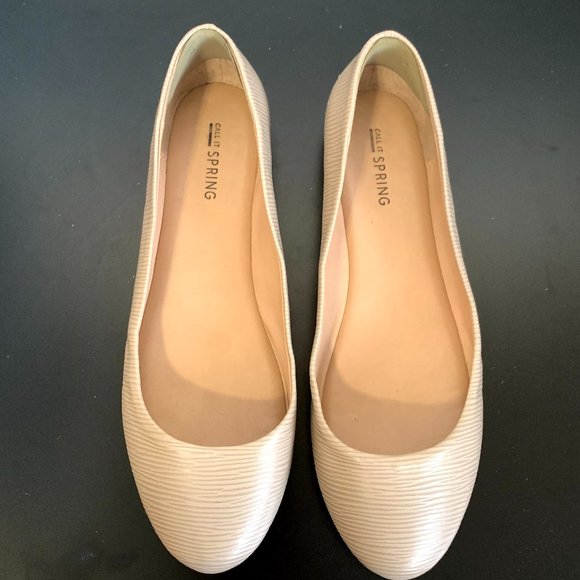 Call It Spring Nude Ballet Flats - Picture 4 of 9